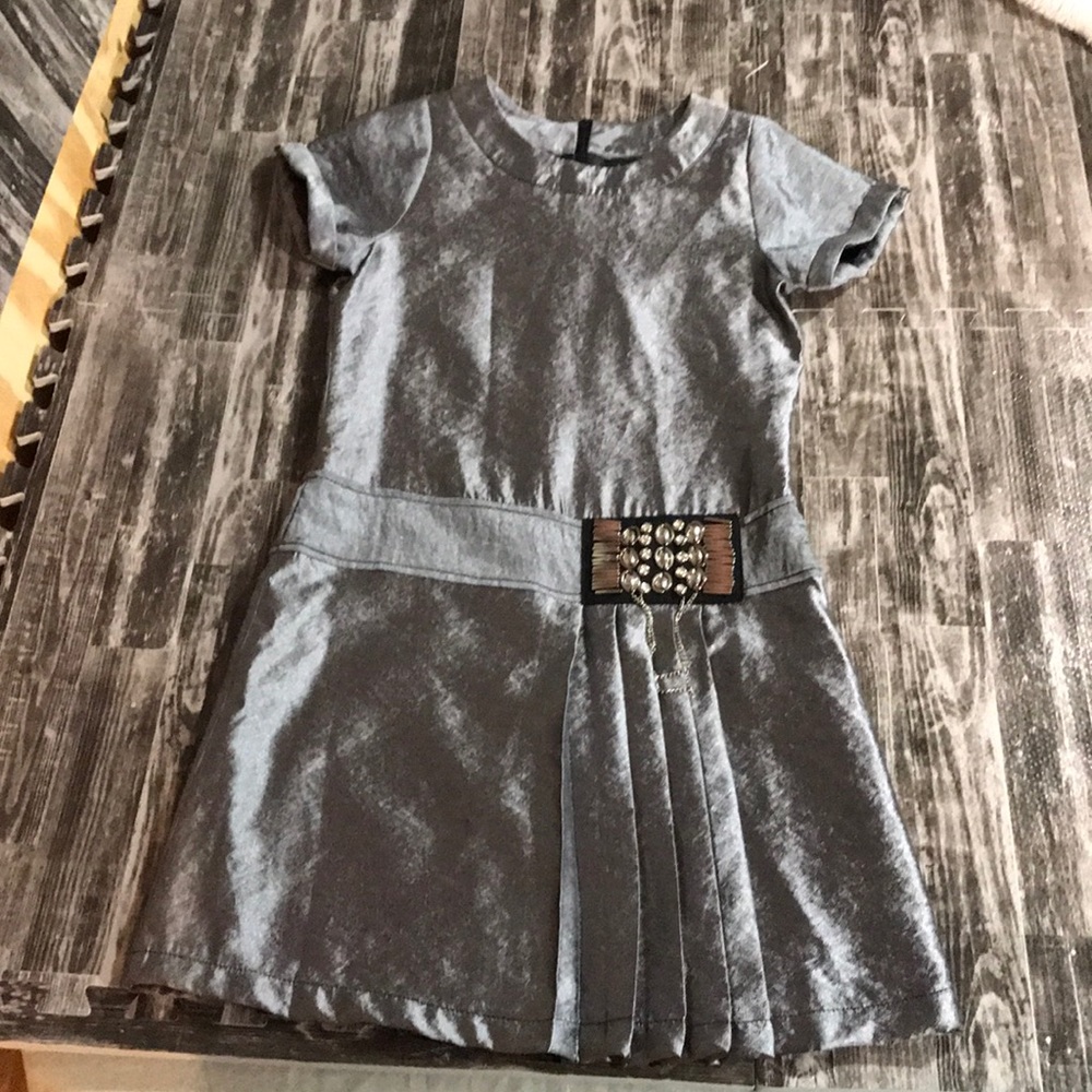 Silver Metallic Dress by Laundry